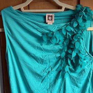 Anne Klein Turquoise Top